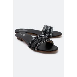 Black Ladies Casual Slippers