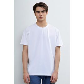 White Basic Crew Neck T-Shirt