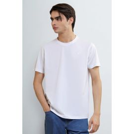 White Basic Crew Neck T-Shirt