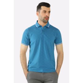 Blue All Over Printed Polo