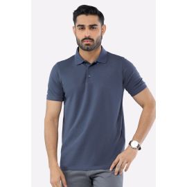 Charcoal Tipping Collar Polo