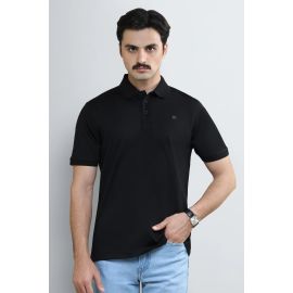 Black Tipping Collar Polo