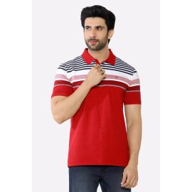Maroon Yarn Dyed Polo