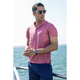 Pink Dry Fit Polo