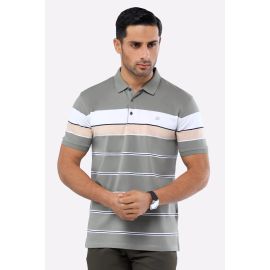 Olive Yarn Dyed Polo