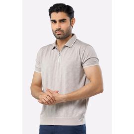 Sand Mercerized Polo