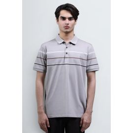 Beige Yarn Dyed Polo
