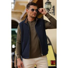 Sleeveless Vest | Casual Full-Zip Jacket