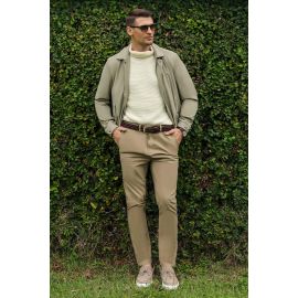 Men's Fawn Harrington Jacket