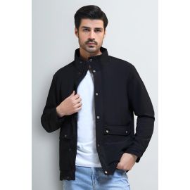 Men's Black Casual Jacket