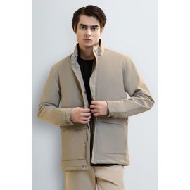 Men's Khaki Parka Jacket
