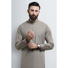 Beige Wash & Wear Shalwar Kameez