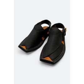Men Black Sandals
