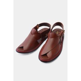 Men's Brown Cow Leather Sandals