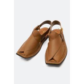 Tan Casual Peshawari Sandal