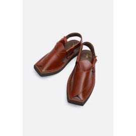 Tan Casual Peshawari Sandal