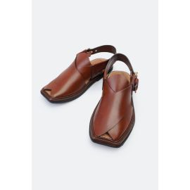 Tan Casual Peshawari Sandal