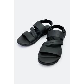 Black Casual Slides Sandal