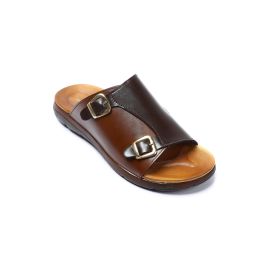 Slippers For Men SKU: SLP-0074-BROWN