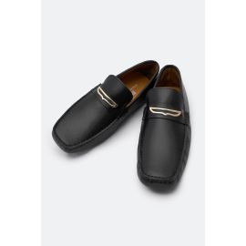 Black Casual Moccasins Shoes