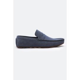 Blue Moccasins Casual Shoes