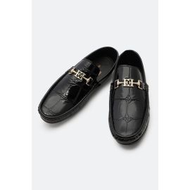 Black Men Casual Mocassins Shoes