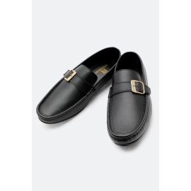 Black Casual Moccassins Shoes
