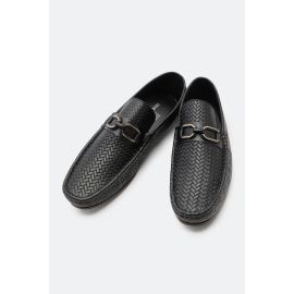 Black Men Casual Mocassins Shoes