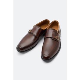 Brown Monk Formal Shoes