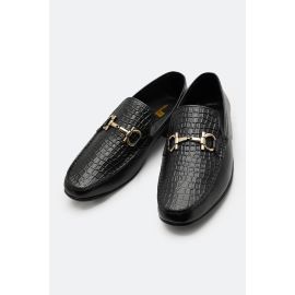 Black Formal Moccasins Shoes