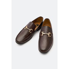 Brown Formal Moccasins Shoes