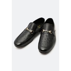 Black Moccasins Formal Shoes
