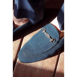 Navy Formal Moccassins Shoes