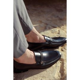 Black Formal Moccassins Shoes
