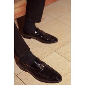 Black Formal Moccassins Shoes