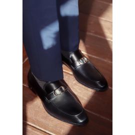 Black Formal Moccassins Shoes