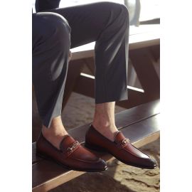 Coffee Men Formal Moccassins