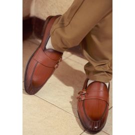 Coffee Men Formal Moccassins