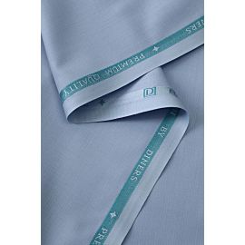 Premium Sky Blue Wash & Wear Unstitched Fabric