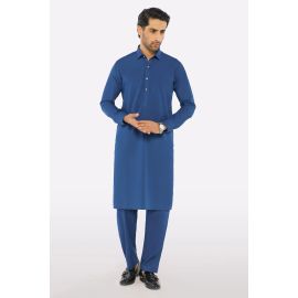 Blue Wash & Wear Fabric