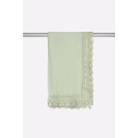 Sea Green Lace Dupatta