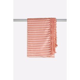 Pink Plain Dupatta