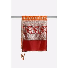 Maroon Printed Dupatta