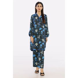Black Printed 2PC