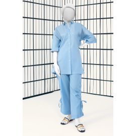 Light Blue Stylised 2PC