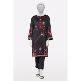 Black Embroidered 2PC
