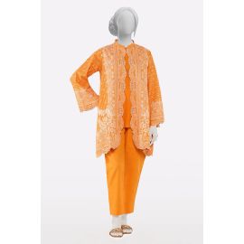 Orange Printed 2PC
