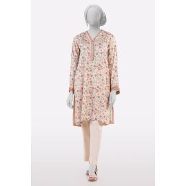 Peach Printed 2PC