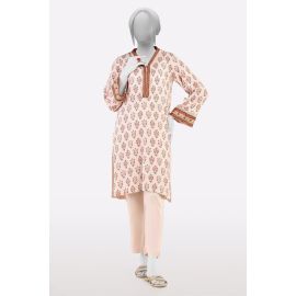 Light Peach Printed 2PC