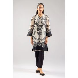 Beige Printed 2PC